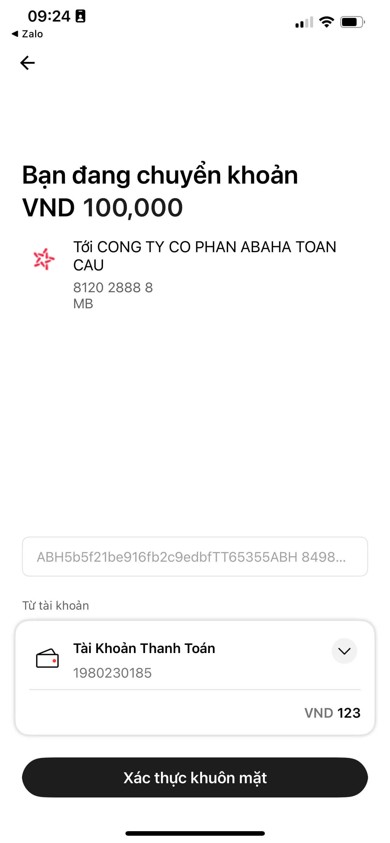 [Ảnh Thanh toán thành công]